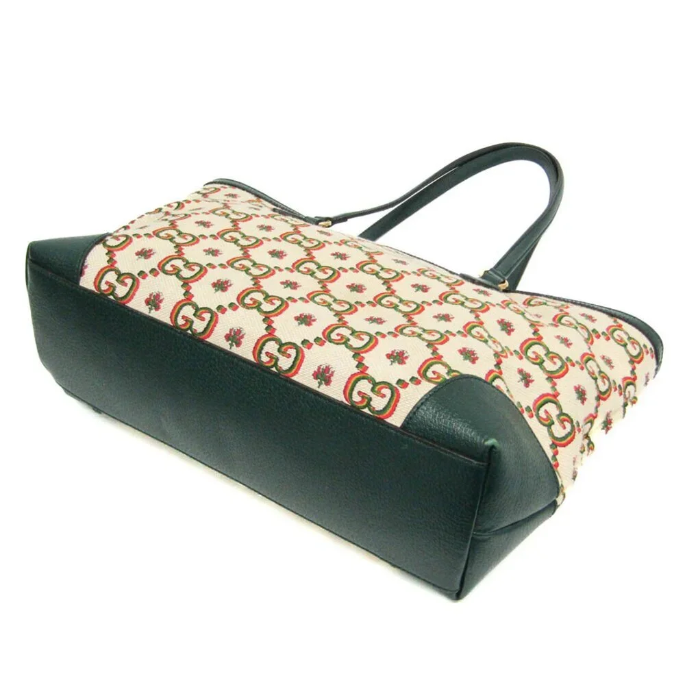 GUCCI Cream Leather Tote Bag - Picture 2 of 15